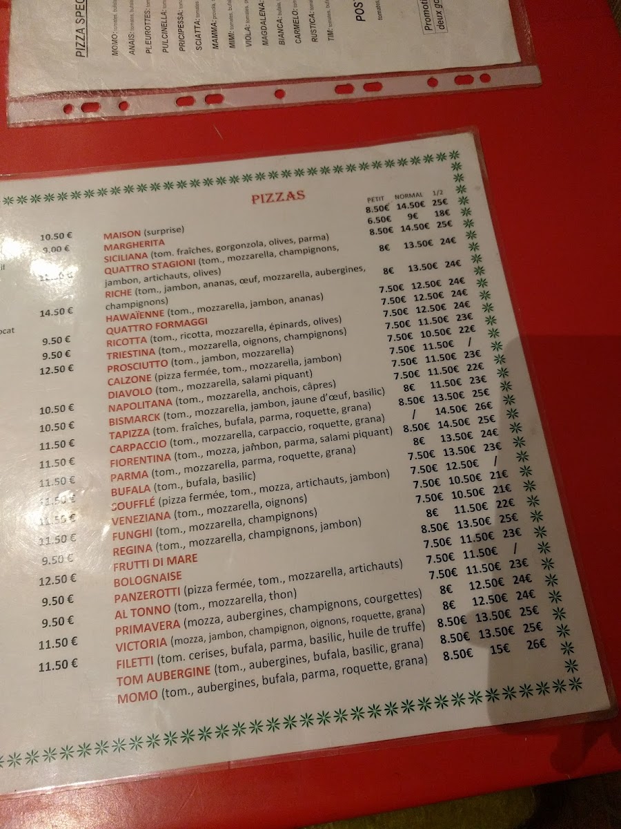 Menu Pizzeria Posto Al Sole-6